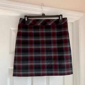 Loft Plaid Skirt
